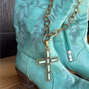 Cowgirl Cross Necklace